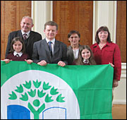 Representatives from St. John of God NS at the An Taisce Green Schools Awards Ceremony